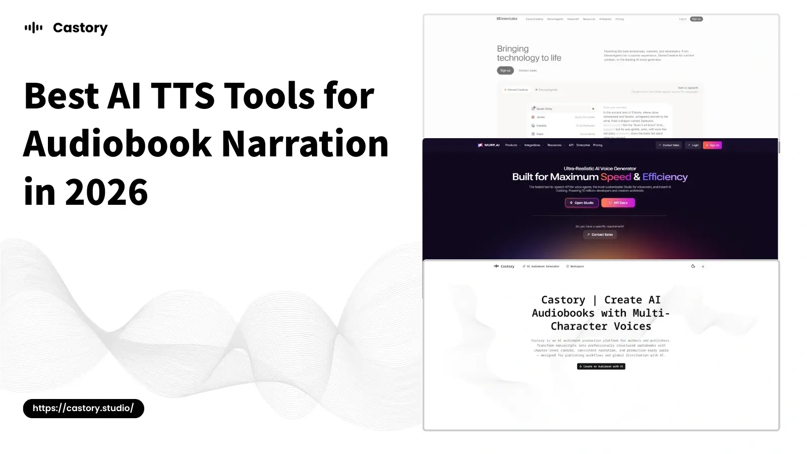 Best AI TTS Tools for Audiobook Narration in 2026